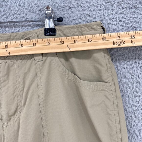 The North Face Pants Womens 10 Horizon II Khaki Convertible Utility Outdoor UPF* - Picture 13 of 16